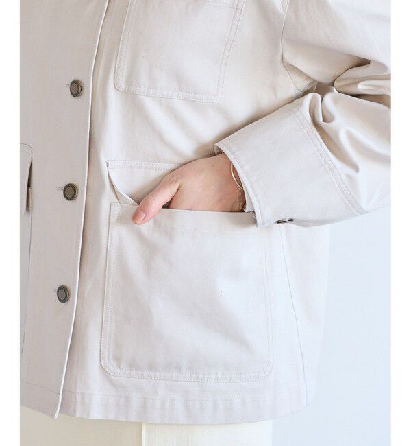 VIS「バイカラー衿カバーオール」|その他|