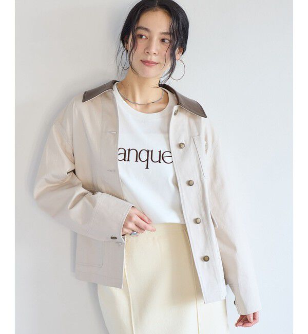 VIS「バイカラー衿カバーオール」|その他|