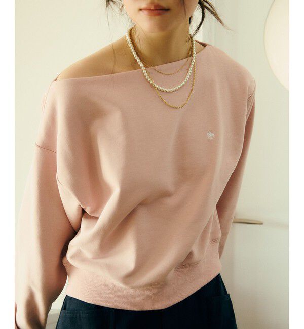 VIS「【POLO BCS】オフショルスウェットトップス/WEB限定カラー」|スウェット・ジャージ|