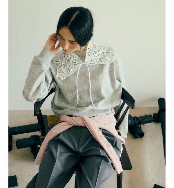 VIS「【POLO BCS】オフショルスウェットトップス/WEB限定カラー」|スウェット・ジャージ|