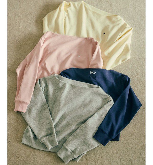 VIS「【POLO BCS】オフショルスウェットトップス/WEB限定カラー」|スウェット・ジャージ|