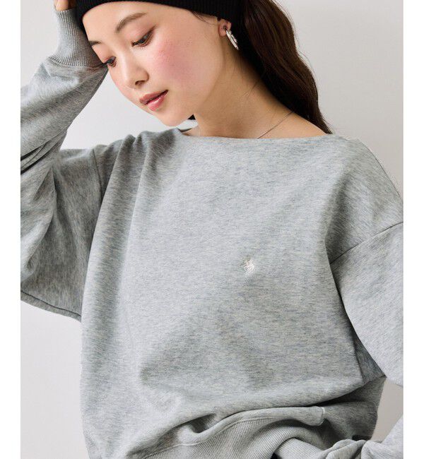 VIS「【POLO BCS】オフショルスウェットトップス/WEB限定カラー」|スウェット・ジャージ|