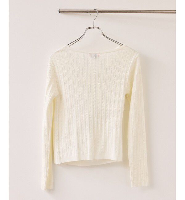 VIS「【POLO BCS】ケーブルドレープトップス/WEB限定カラー」|ニット・セーター|