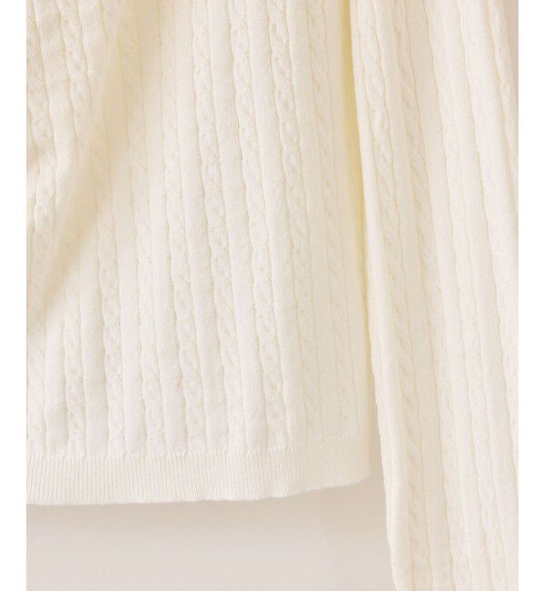 VIS「【POLO BCS】ケーブルドレープトップス/WEB限定カラー」|ニット・セーター|