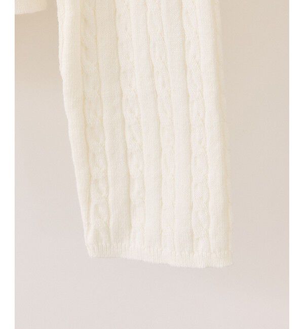 VIS「【POLO BCS】ケーブルドレープトップス/WEB限定カラー」|ニット・セーター|