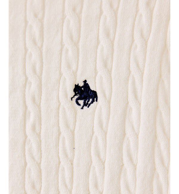 VIS「【POLO BCS】ミニケーブルノーカラーカーディガン」|カーディガン|