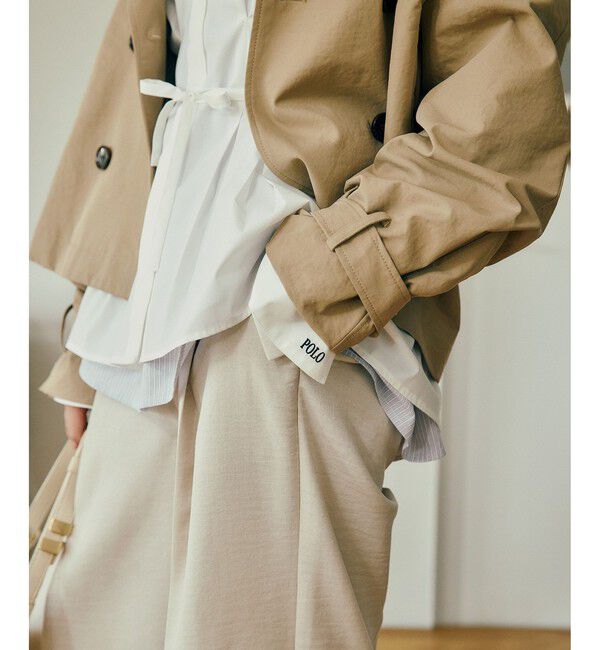 VIS「【POLO BCS】ベルト付きウエストタックシャツ/WEB限定カラー」|シャツ・ブラウス|