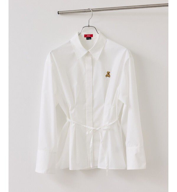 VIS「【POLO BCS】ベルト付きウエストタックシャツ/WEB限定カラー」|シャツ・ブラウス|