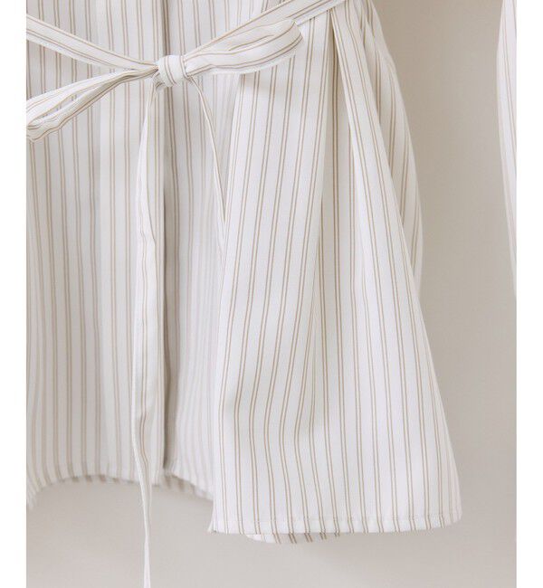 VIS「【POLO BCS】ベルト付きウエストタックシャツ/WEB限定カラー」|シャツ・ブラウス|