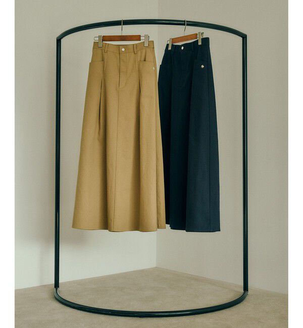 VIS「【POLO BCS】タックフレアスカート」|スカート|