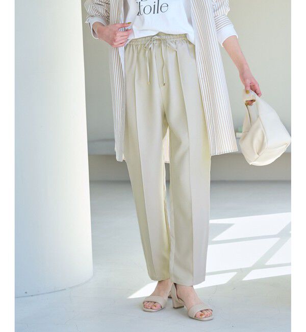 Rope&rsquo;Picnic「ステファニージョグパンツ」|チノ|グレーサブ