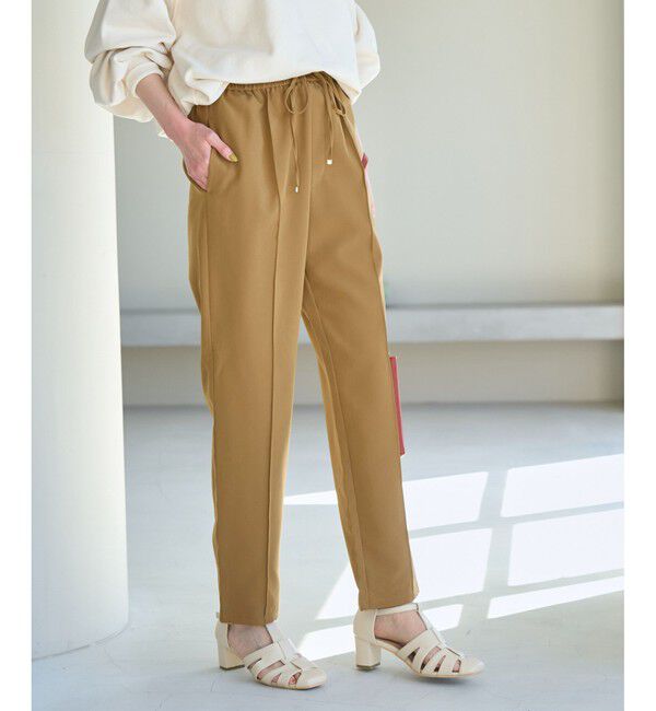 Rope&rsquo;Picnic「ステファニージョグパンツ」|チノ|キャメルサブ