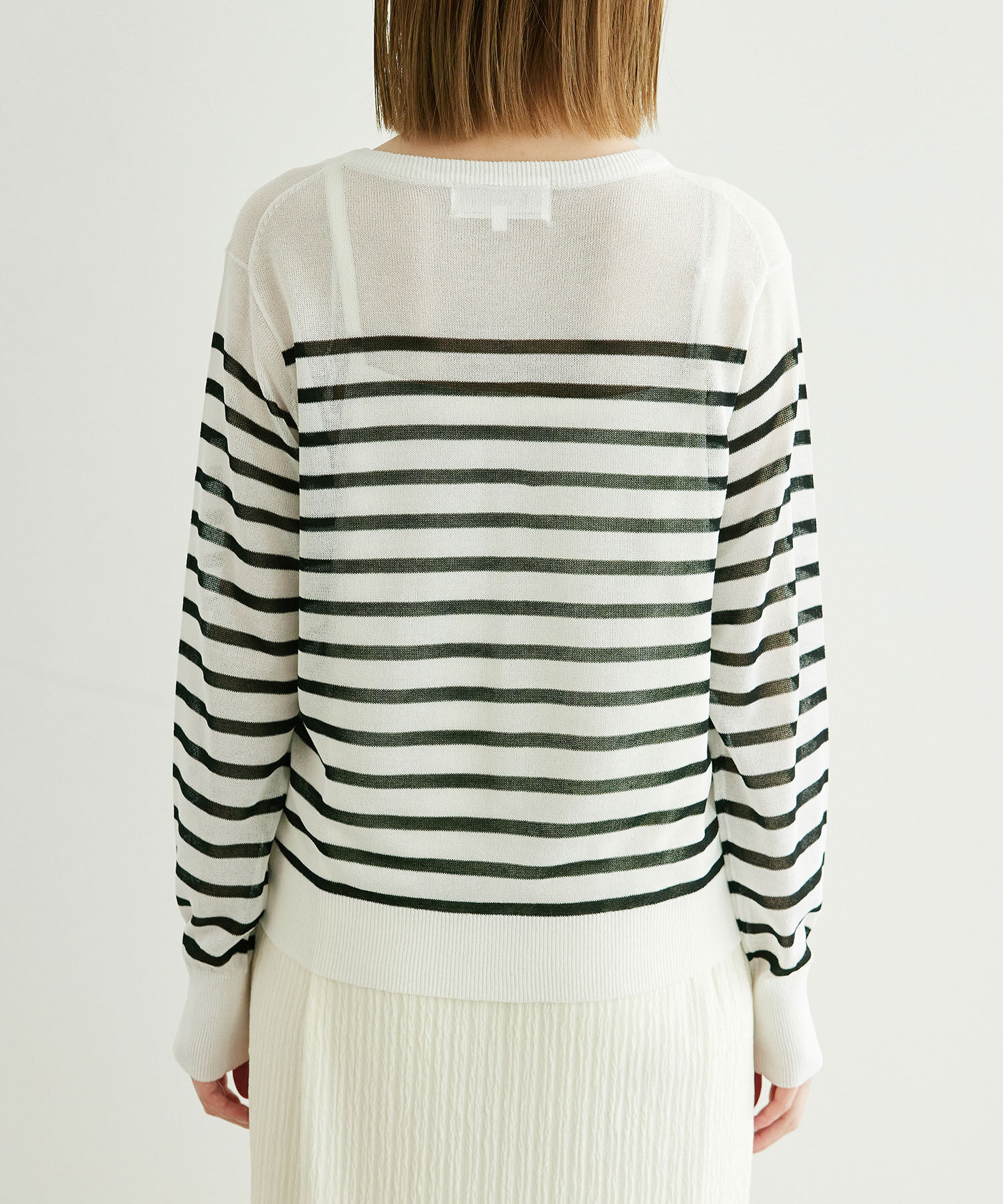 Rope&rsquo;Picnic「シアークルーカーディガン/UVケア・冷感・洗濯機OK」|カーディガン|