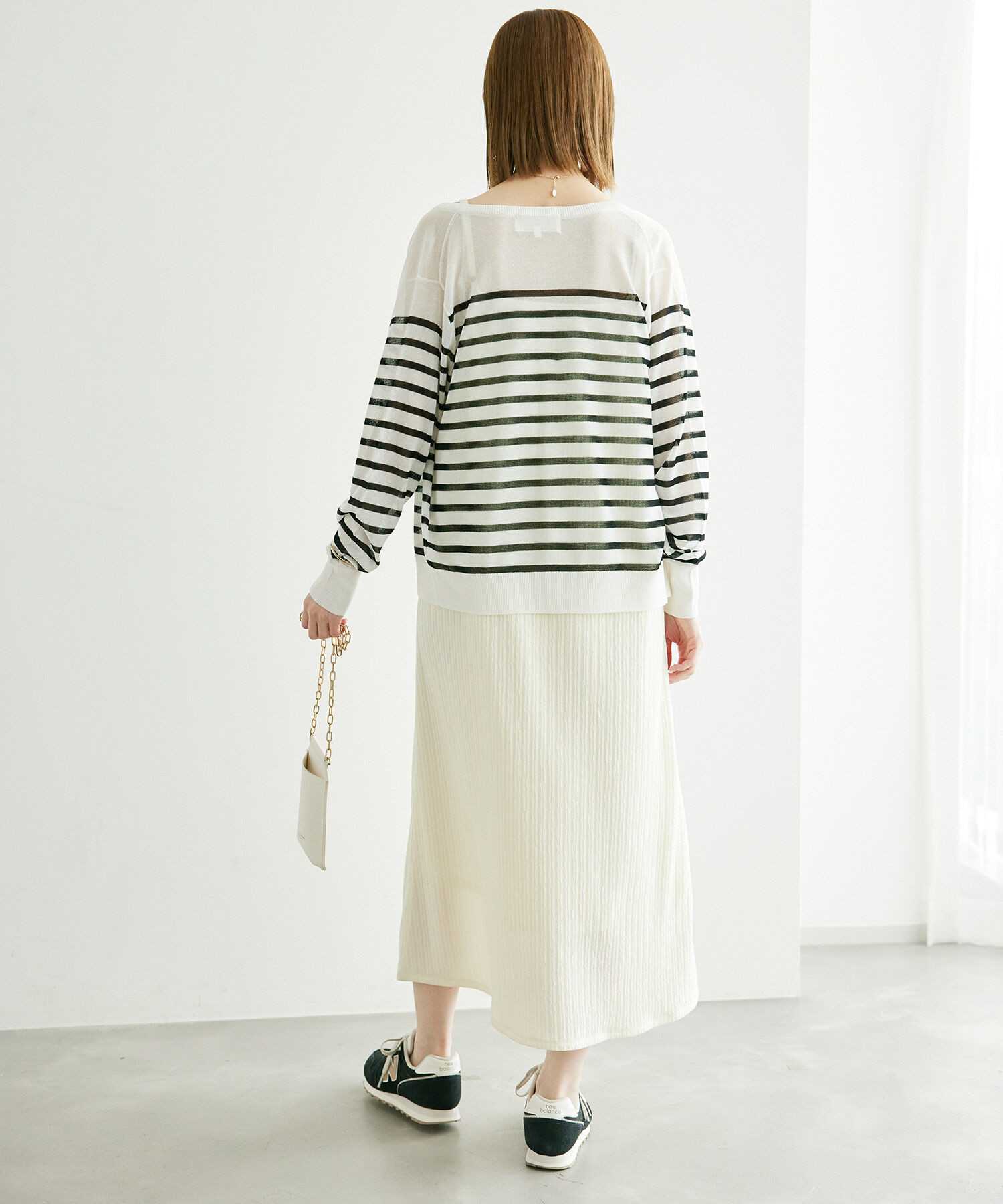 Rope&rsquo;Picnic「シアークルーカーディガン/UVケア・冷感・洗濯機OK」|カーディガン|