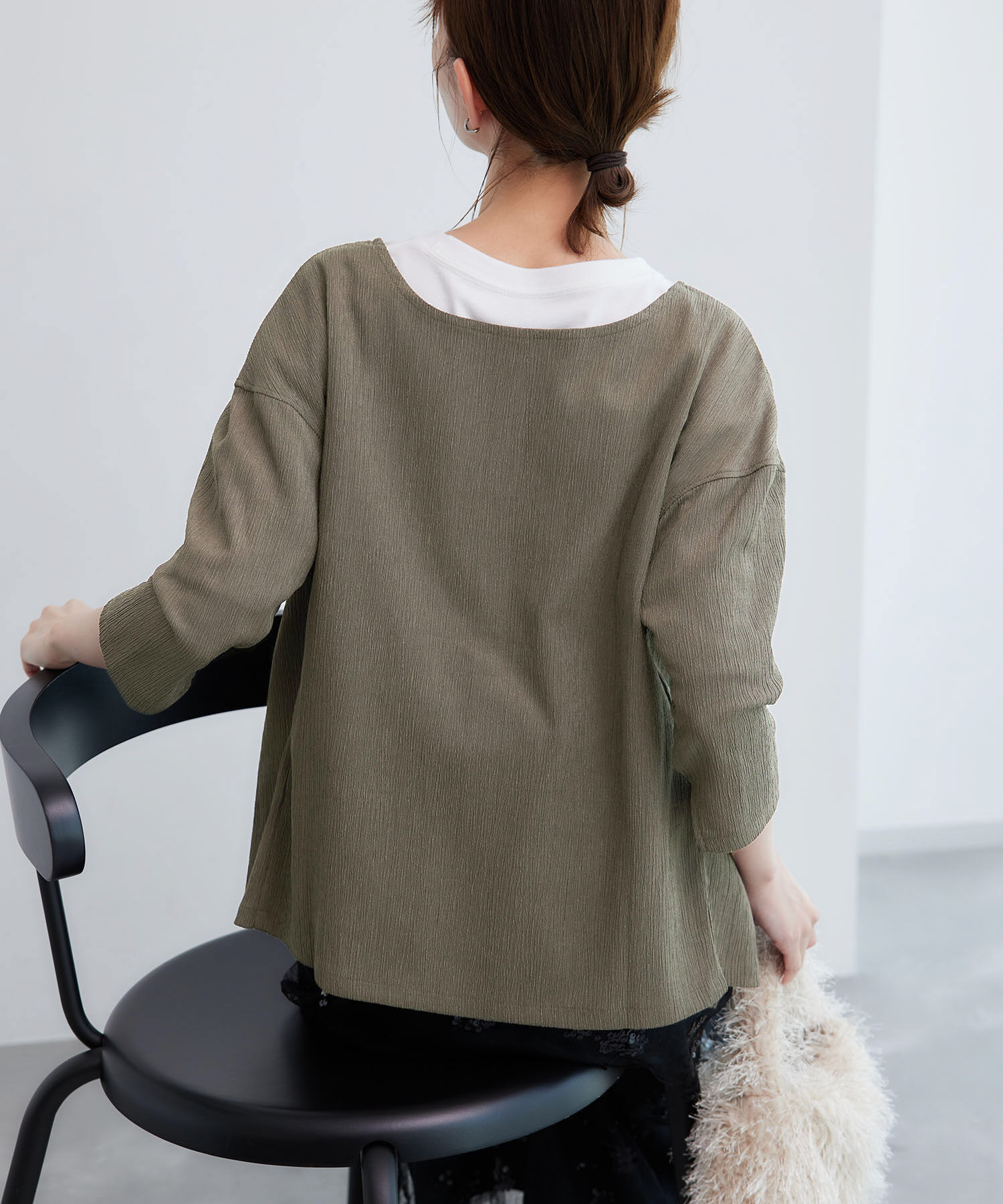 Rope&rsquo;Picnic「2WAY/シアー楊柳カーディガンプルオーバー」|カーディガン|