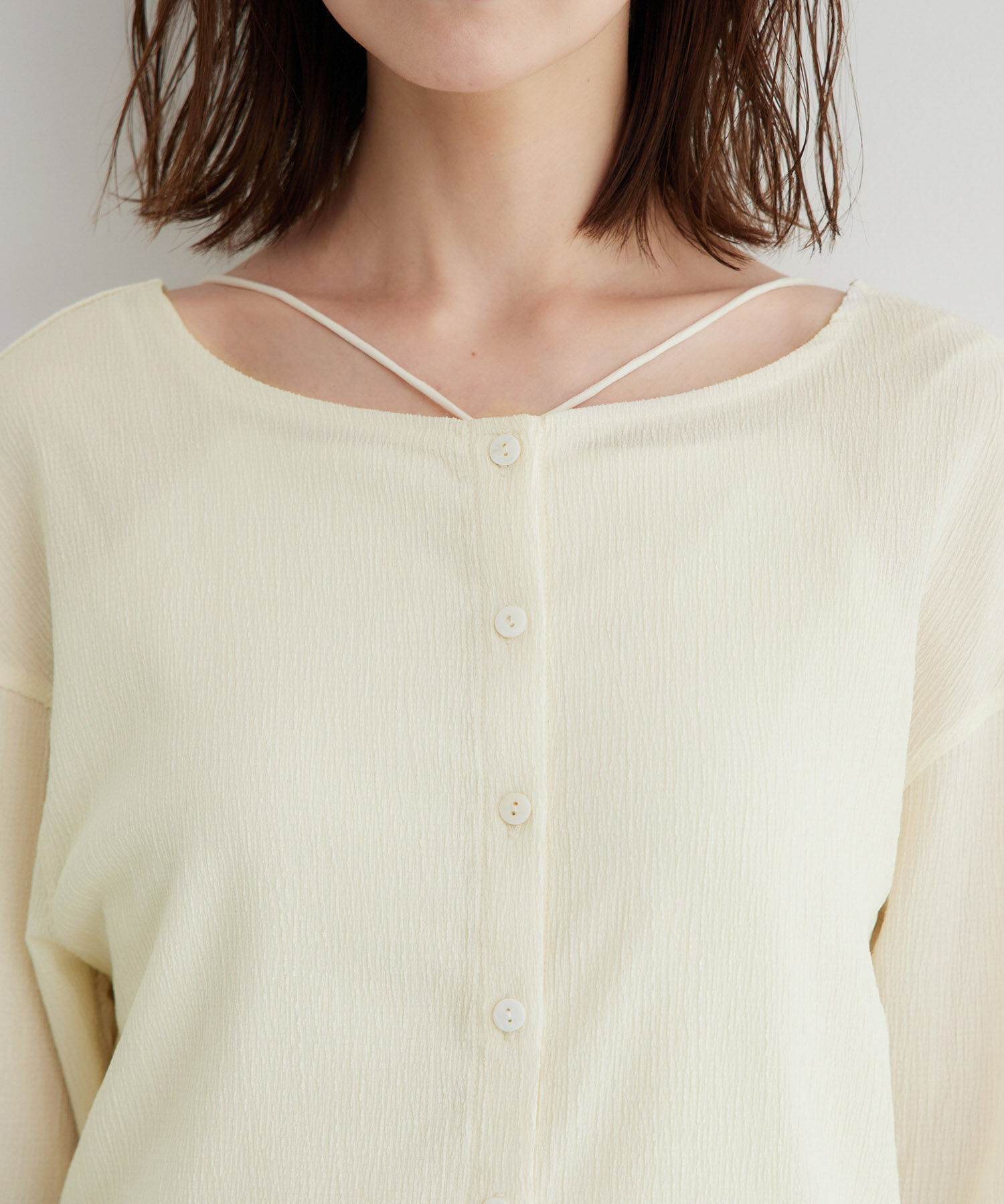 Rope&rsquo;Picnic「2WAY/シアー楊柳カーディガンプルオーバー」|カーディガン|