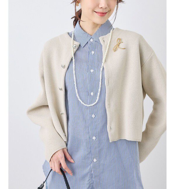 Rope&rsquo;Picnic「【emur/エミュール】モールヤーンニットカーディガン」|カーディガン|