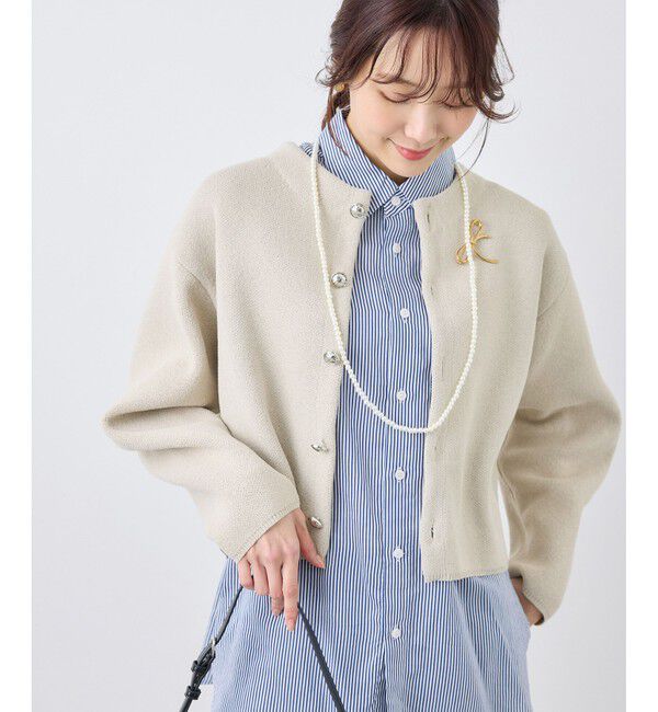 Rope&rsquo;Picnic「【emur/エミュール】モールヤーンニットカーディガン」|カーディガン|