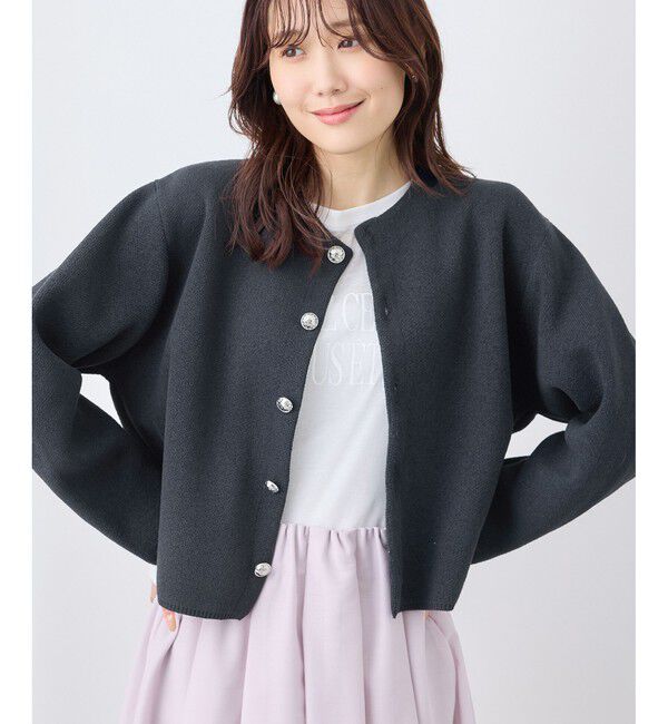 Rope&rsquo;Picnic「【emur/エミュール】モールヤーンニットカーディガン」|カーディガン|