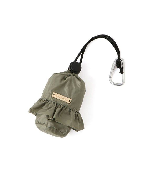 ROPE PICNIC PASSAGE「チャーム型カラビナ付きフリルエコバッグ」|エコバッグ|