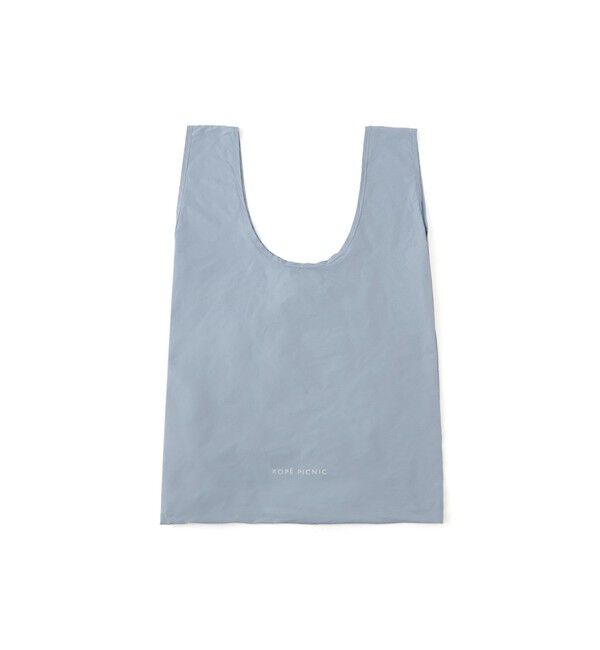 ROPE PICNIC PASSAGE「チャーム型カラビナ付きフリルエコバッグ」|エコバッグ|