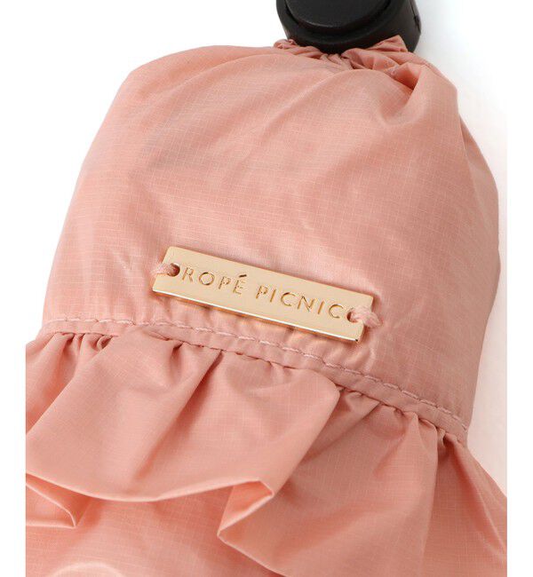 ROPE PICNIC PASSAGE「チャーム型カラビナ付きフリルエコバッグ」|エコバッグ|