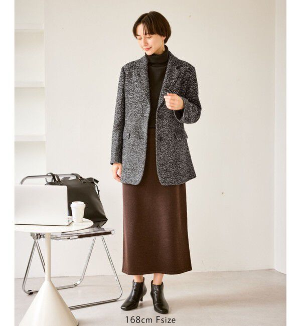 Rope&rsquo;Picnic「ネップツイードテーラードジャコット」|テーラードジャケット|