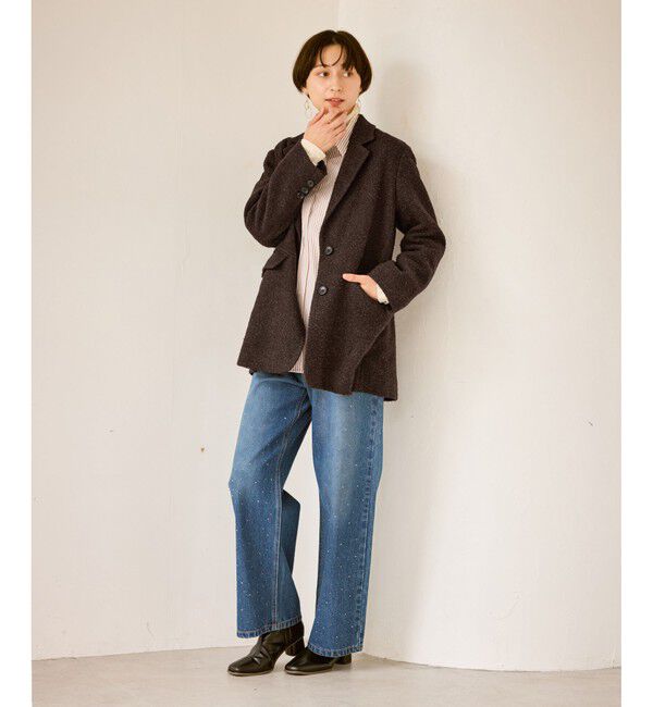 Rope&rsquo;Picnic「ネップツイードテーラードジャコット」|テーラードジャケット|