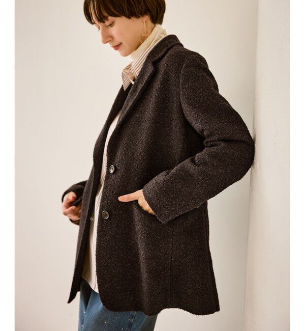 Rope&rsquo;Picnic「ネップツイードテーラードジャコット」|テーラードジャケット|