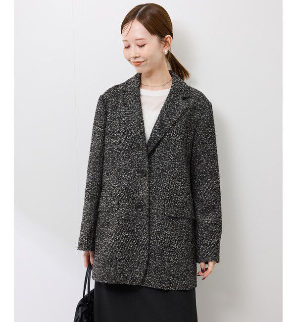 Rope&rsquo;Picnic「ネップツイードテーラードジャコット」|テーラードジャケット|