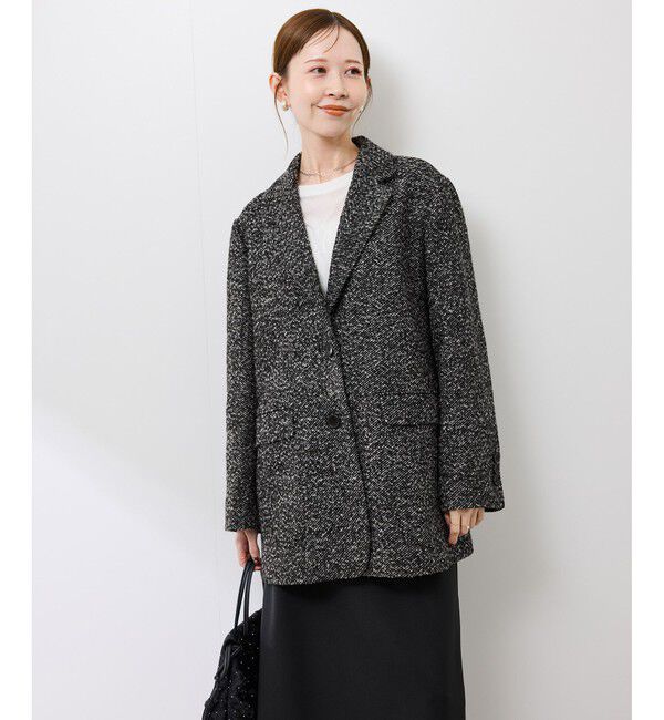 Rope&rsquo;Picnic「ネップツイードテーラードジャコット」|テーラードジャケット|