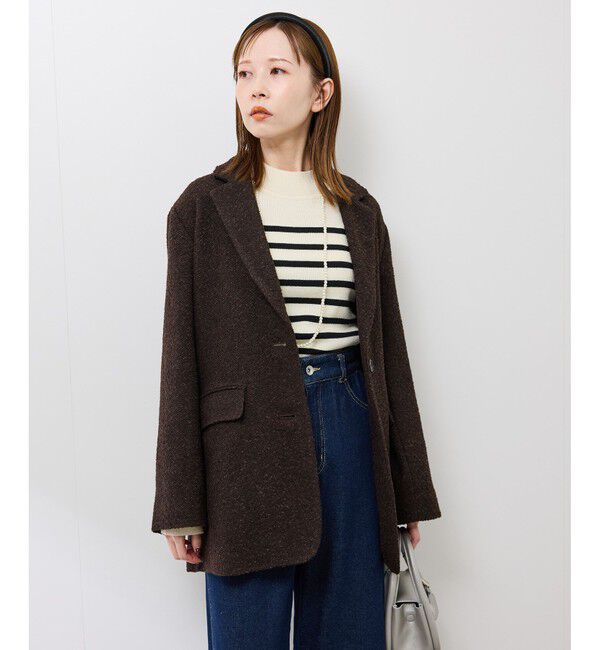 Rope&rsquo;Picnic「ネップツイードテーラードジャコット」|テーラードジャケット|