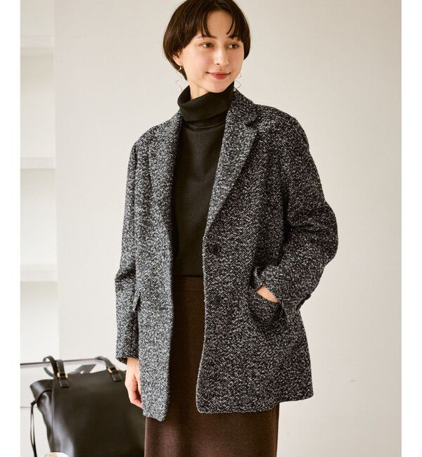 Rope&rsquo;Picnic「ネップツイードテーラードジャコット」|テーラードジャケット|