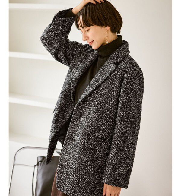 Rope&rsquo;Picnic「ネップツイードテーラードジャコット」|テーラードジャケット|