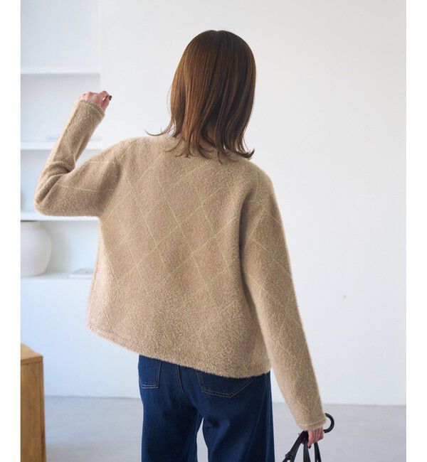 Rope&rsquo;Picnic「ラメフェザーカーディガン」|カーディガン|