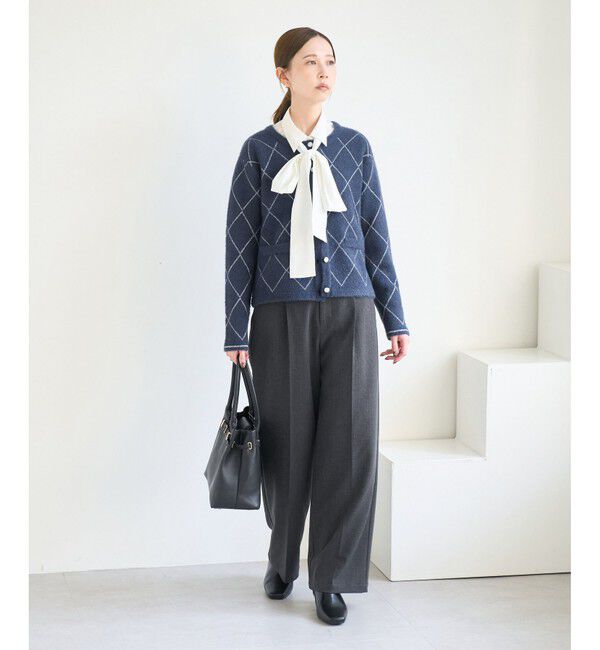 Rope&rsquo;Picnic「ラメフェザーカーディガン」|カーディガン|