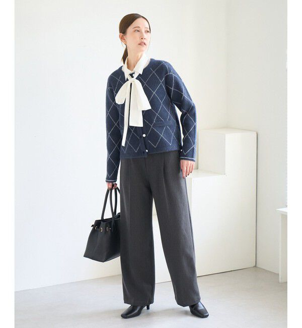 Rope&rsquo;Picnic「ラメフェザーカーディガン」|カーディガン|