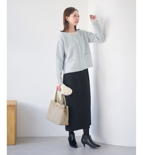 Rope&rsquo;Picnic「ラメフェザーカーディガン」|カーディガン|