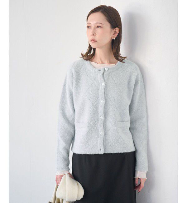 Rope&rsquo;Picnic「ラメフェザーカーディガン」|カーディガン|