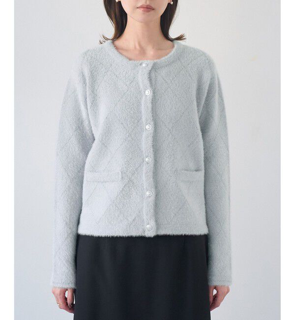 Rope&rsquo;Picnic「ラメフェザーカーディガン」|カーディガン|