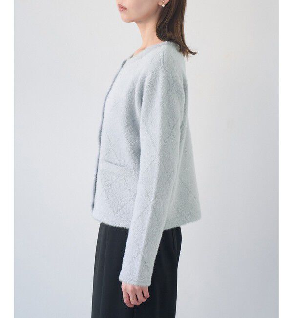 Rope&rsquo;Picnic「ラメフェザーカーディガン」|カーディガン|