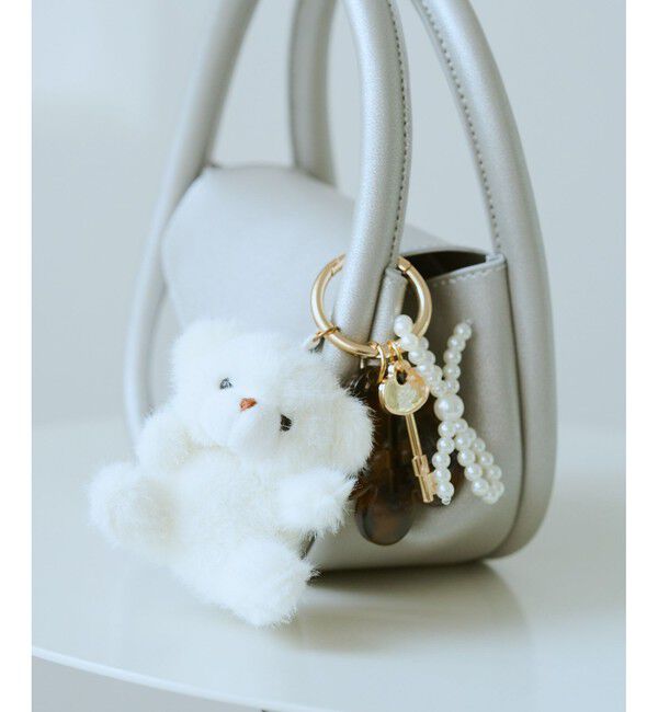 ROPE PICNIC PASSAGE「オリジナル鍵モチーフチャーム」|チャーム・キーホルダー|ホワイト系(12)