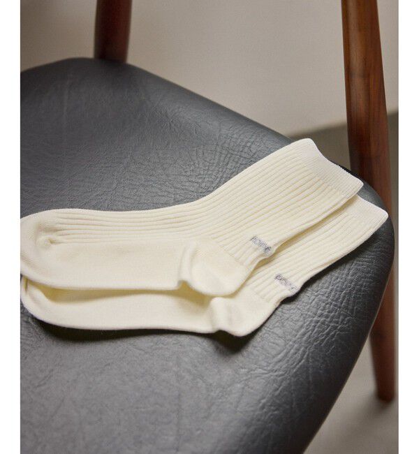 ROPE PICNIC PASSAGE「ロゴソックス」|ソックス|ライトグレー(08)