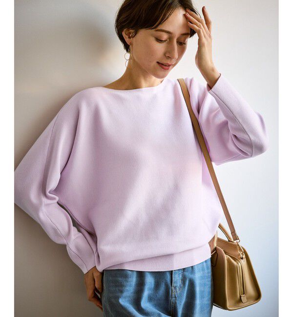 Rope&rsquo;Picnic「前後2WAYマシュマロパールドルマン/イージーケア・リンクコーデ」|ニット・セーター|