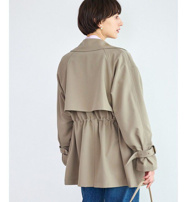 Rope&rsquo;Picnic「ミドル丈トレンチコート/撥水・花粉ガード」|トレンチコート|