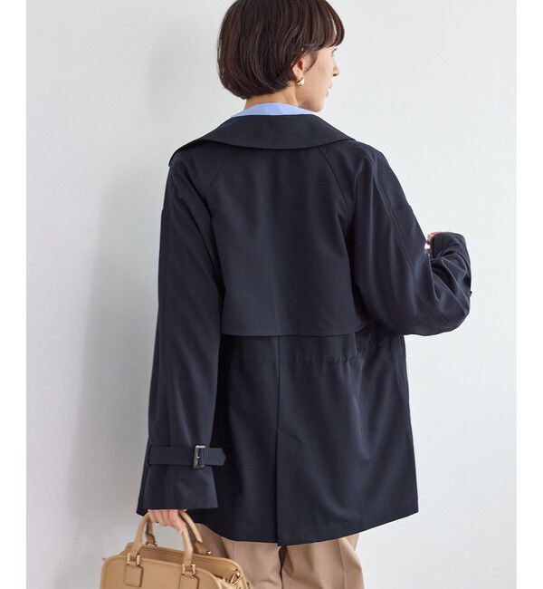 Rope&rsquo;Picnic「ミドル丈トレンチコート/撥水・花粉ガード」|トレンチコート|