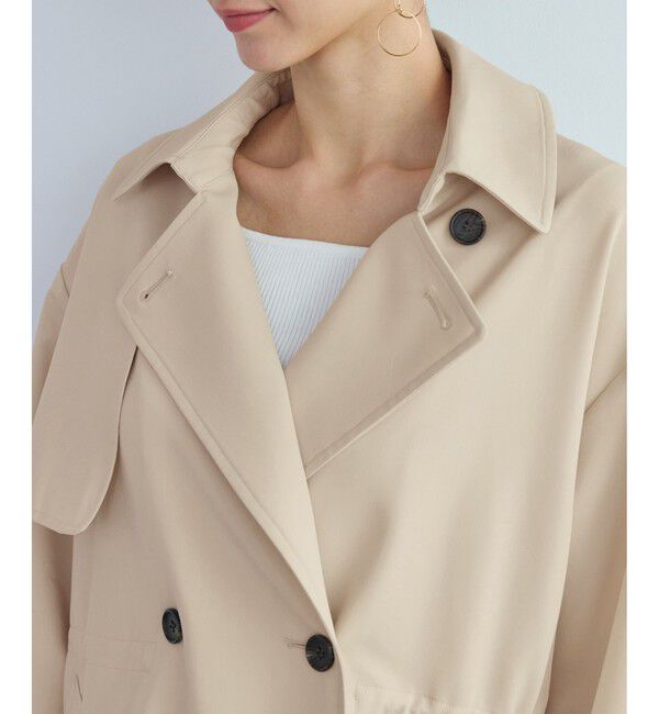 Rope&rsquo;Picnic「ミドル丈トレンチコート/撥水・花粉ガード」|トレンチコート|