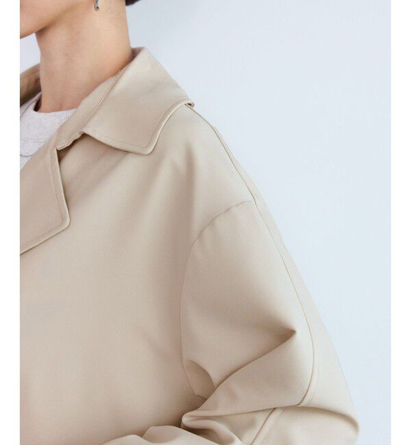 Rope&rsquo;Picnic「ショート丈トレンチコート/撥水・花粉ガード」|トレンチコート|