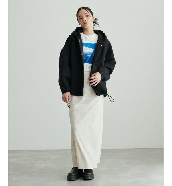 ADAM ET ROPE'「【サステナブル】フーディーブルゾン」|ブルゾン・スタジャン|