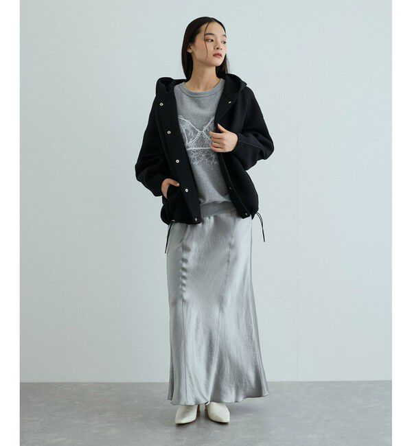 ADAM ET ROPE'「【サステナブル】フーディーブルゾン」|ブルゾン・スタジャン|